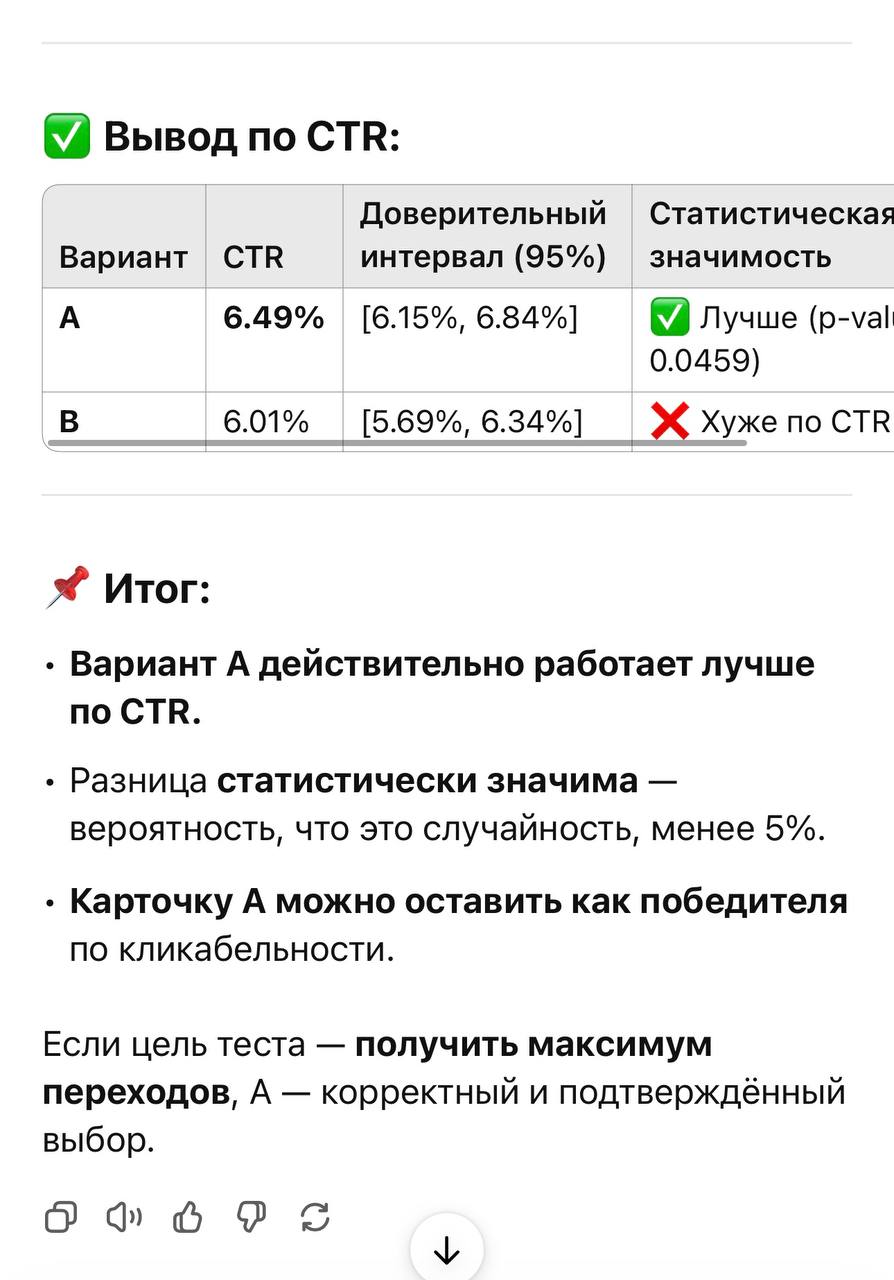 Промпт для анализа CTR фотографии товара: статистическая проверка правильного выбора фото