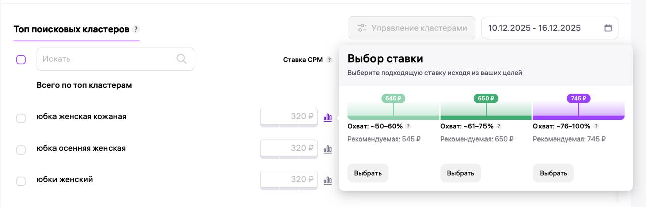 Рекомендуемая ставка на кластер на Wildberries: как использовать и насколько доверять