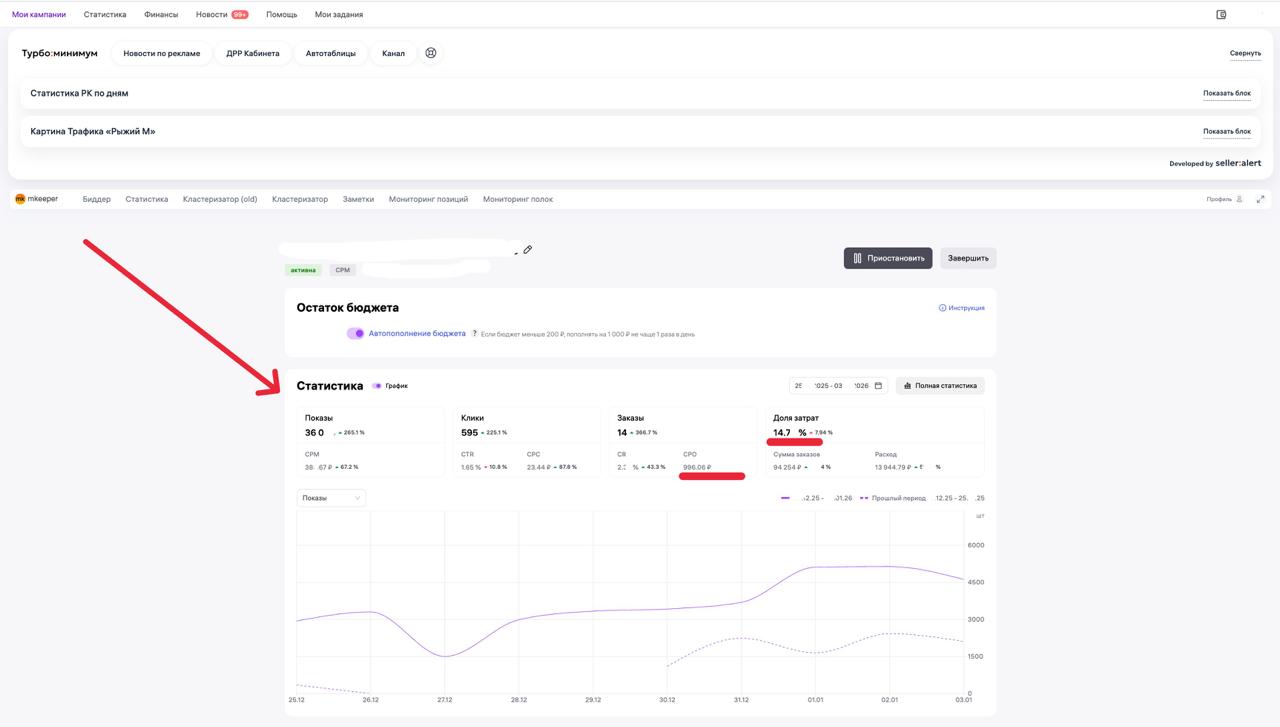 Статистика в личном кабинете Wildberries: СРО и ДРР теперь доступны продавцам